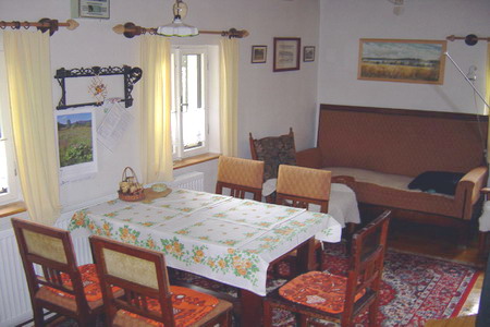 Chata v Olšině v jižních Čechách - velký apartmán - obytná kuchyň